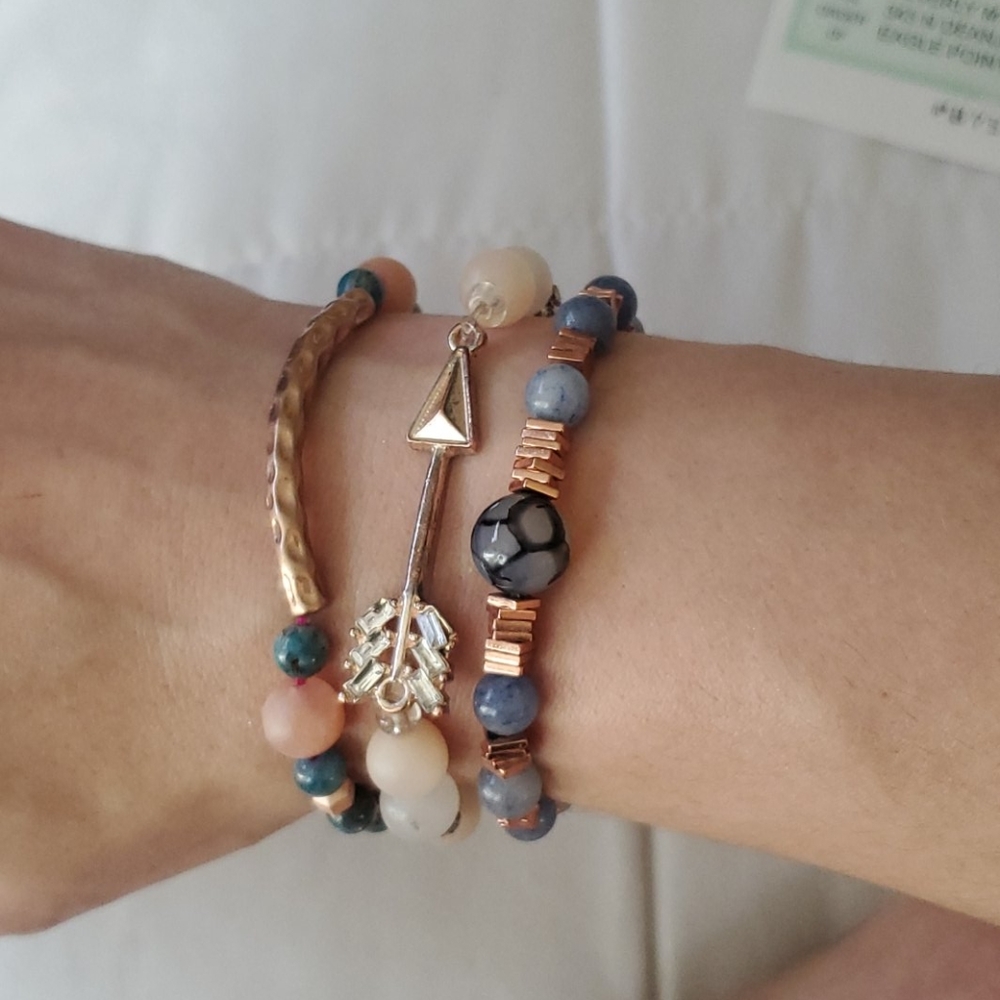 Stacking Bracelets-Genuine Gemstone - image 2